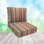 Sunbrella Brannon Redwood Patio Chair Replacement Cushions