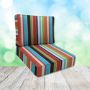 Sunbrella Carousel Confetti Patio Chair Replacement Cushions