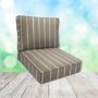 Sunbrella Sterling Alpaca Patio Chair Replacement Cushions