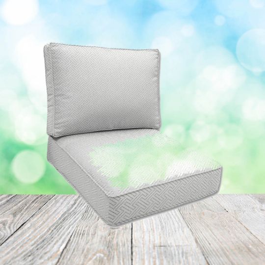 Sunbrella Crete Cloud Patio Chair Replacement Cushions