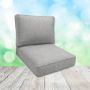 Sunbrella Pashmina Fog Patio Chair Replacement Cushions