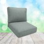 Sunbrella Pashmina Mist Patio Chair Replacement Cushions