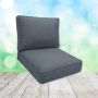 Sunbrella Piazza Denim Patio Chair Replacement Cushions