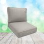 Sunbrella Posh Pebble Patio Chair Replacement Cushions