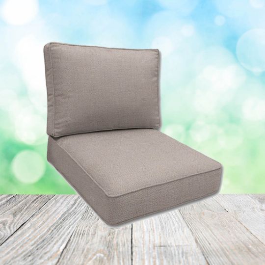 Sunbrella Remix Silk Patio Chair Replacement Cushions