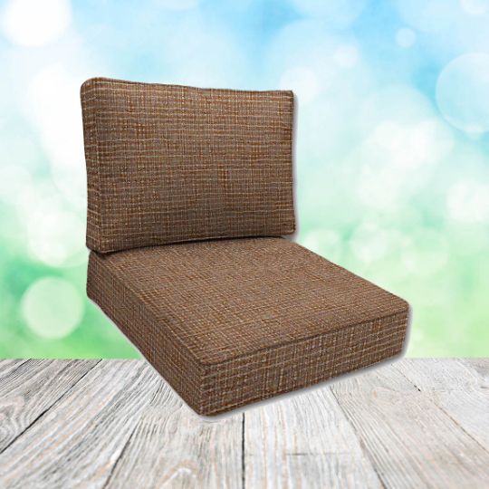 Sunbrella Cassava Copper Patio Chair Replacement Cushions