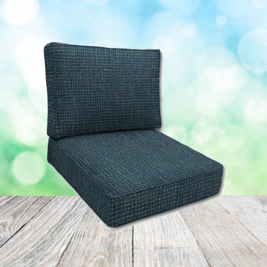 Sunbrella Cassava Lagoon Patio Chair Replacement Cushions