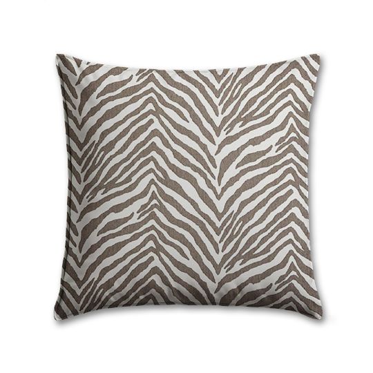 Sunbrella Namibia Gray Outdoor Pillow