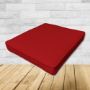 Canvas Jockey Red Sunbrella Fabric Patio Dining Chair Seat Cushion