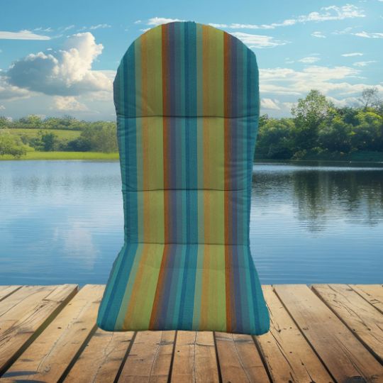 Sunbrella Astoria Lagoon Adirondack Chair Cushions or Chair Pads