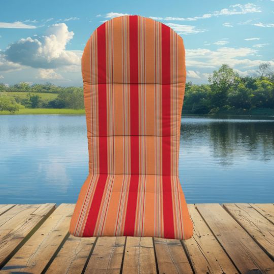 Sunbrella Bravada Salsa Adirondack Chair Cushions or Adirondack Chair Pads