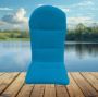 Sunbrella Canvas Pacific Blue Adirondack Chair Cushions or Adirondack Chair Pads