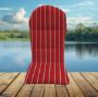 Sunbrella Harwood Crimson Adirondack Chair Cushions or Adirondack Chair Pads