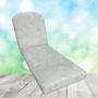 Sunbrella Ariana Dew Chaise Lounge Replacement Cushion Rounded Back