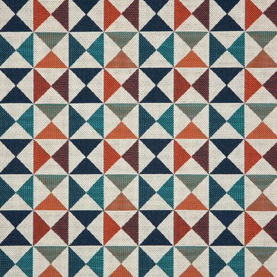 Sunbrella Array Caribbean outdoor fabric sample for patio furniture cushions and outdoor pillows