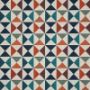 Sunbrella Array Caribbean outdoor fabric sample for patio furniture cushions and outdoor pillows