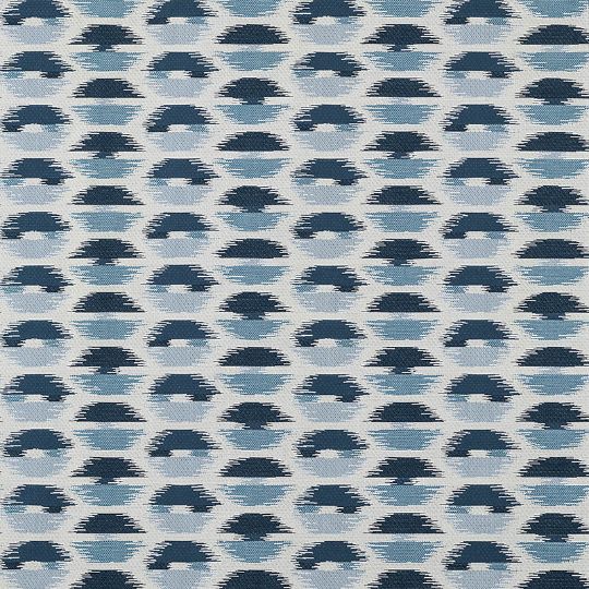 Sunbrella Escape Denim outdoor fabric for patio furniture cushions and outdoor pillows