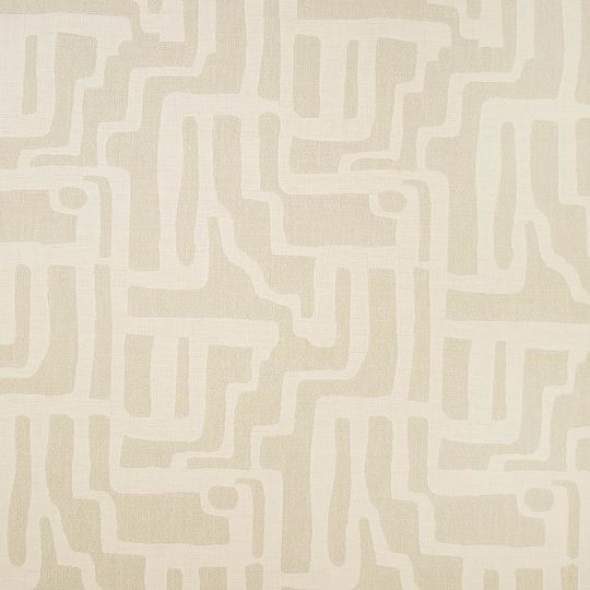 Sunbrella Escher Alabaster outdoor fabric for patio furniture cushions and outdoor pillows