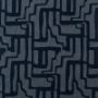 Sunbrella Escher Indigo outdoor fabric for patio furniture cushions and outdoor pillows