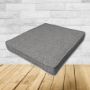 Heritage Slate Sunbrella Fabric Patio Dining Chair Seat Cushion