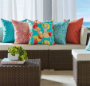 Richloom Solarium Outdoor Fabrics For Patio Furniture Cushions & Pillows