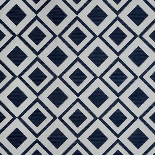 Sunbrella Savvy Indigo outdoor fabric for patio furniture cushions and outdoor pillows