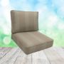 Sunbrella Caper Camel Patio Chair Replacement Cushions