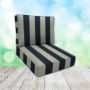 Sunbrella Expressive Mist Patio Chair Replacement Cushions