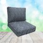 Sunbrella Figure Indigo Patio Chair Replacement Cushions