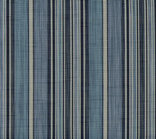 Phifertex Dakota Stripe Blueprint sling chair replacement fabric 