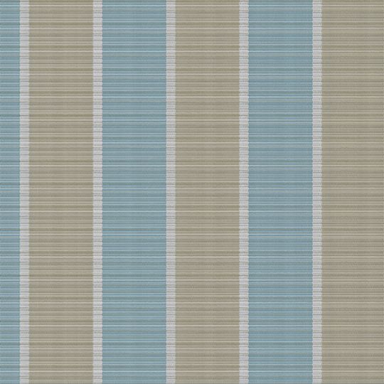 Phifertex Fiji Stripe Morning Blue sling chair replacement fabric 