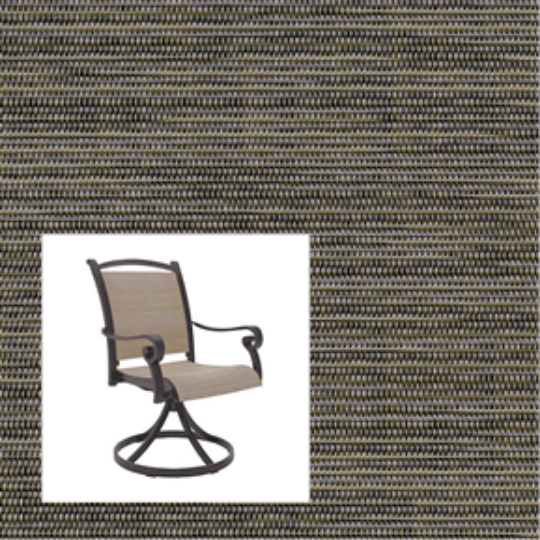 Dupione Brindle two piece patio chair slings