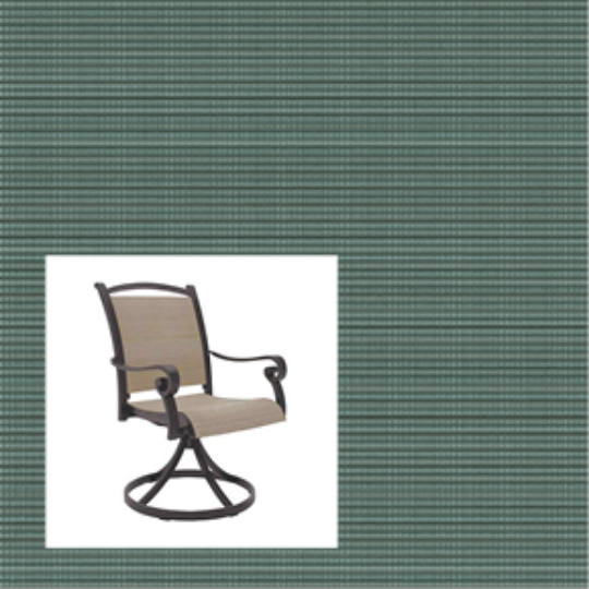 Dupione Seamist  two piece patio chair slings