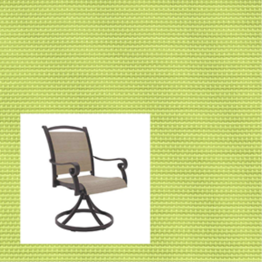 Garden Green two piece patio chair slings