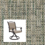 Grasscloth Natural two piece patio chair slings