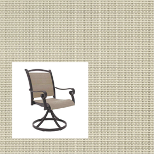 Grey Sand two piece patio chair slings