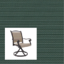 Holly Green two piece patio chair slings