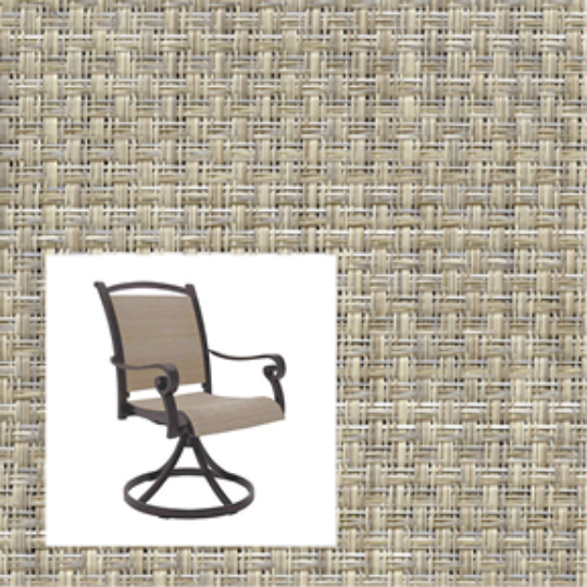 Interlock Linen two piece patio chair slings