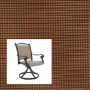 Madras Tweed Clay two piece patio chair slings