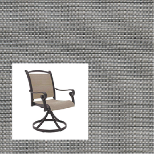 Mica Pearl two piece patio chair slings