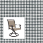 Pasadena Grey Topaz two piece patio chair slings