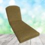 Sunbrella Lotus Maize Chaise Lounge Replacement Cushion Rounded Back