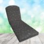 Sunbrella Renew Earthen Chaise Lounge Replacement Cushion Rounded Back