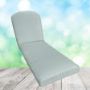 Sunbrella Bliss Dew Chaise Lounge Replacement Cushion Rounded Back 