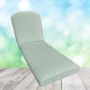 Sunbrella Canvas Spa Chaise Lounge Replacement Cushion Rounded Back 