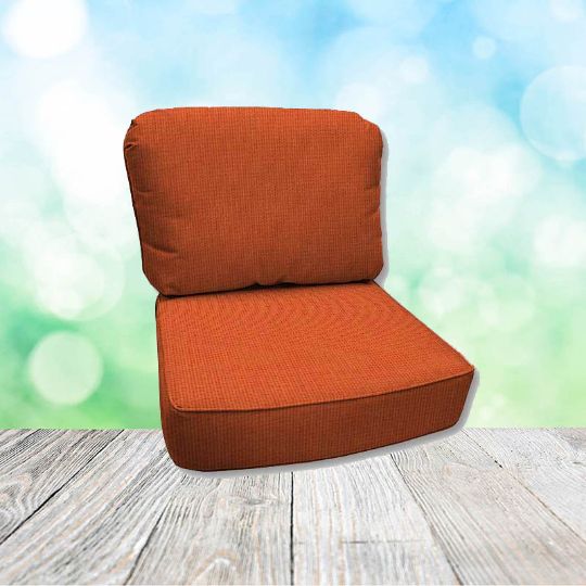 Spectrum Cayenne Hanamint Replacement Cushions Club Chair