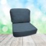 Spectrum Denim Hanamint Replacement Cushions Club Chair