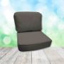 Spectrum Graphite Hanamint Replacement Cushions Club Chair