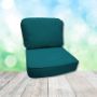 Spectrum Peacock Hanamint Replacement Cushions Club Chair