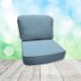 Canvas Air Blue Hanamint Replacement Cushions Club Chair